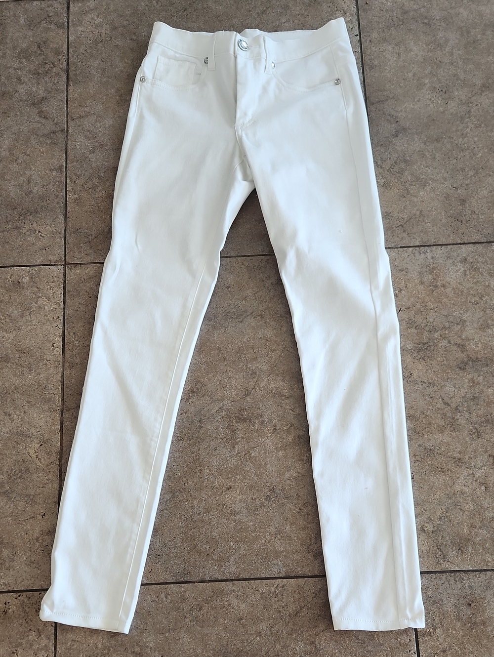 White Women's Slim Stretch Jeans